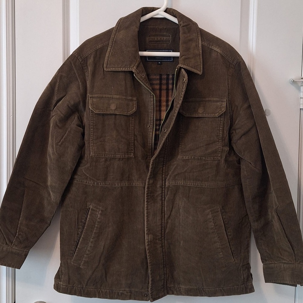 Beaux Basics Men's Brown Corduroy Jacket